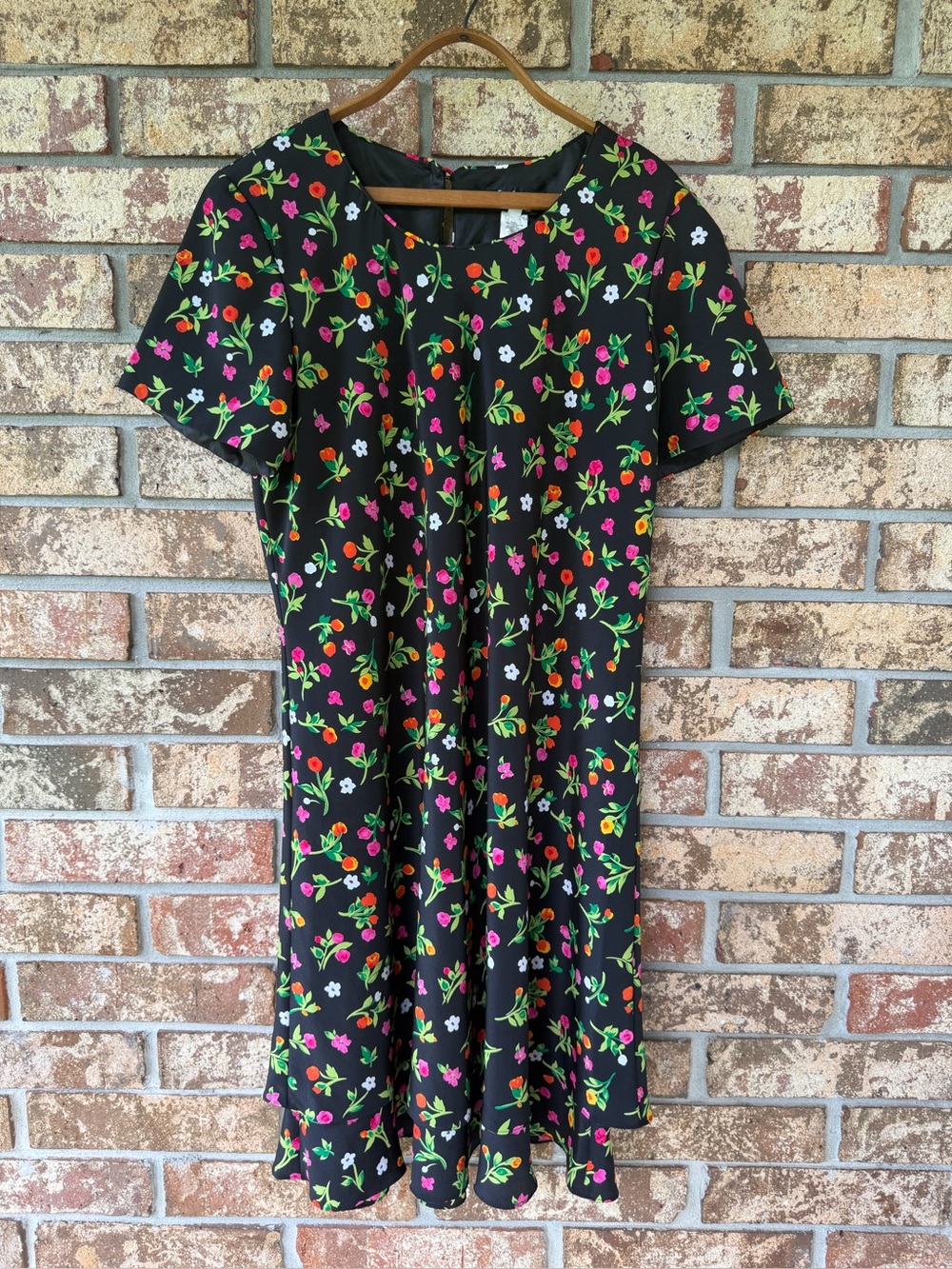 Vintage 90s Lady Hampton Short Sleeve Shift Dress Women’s Size 16W
